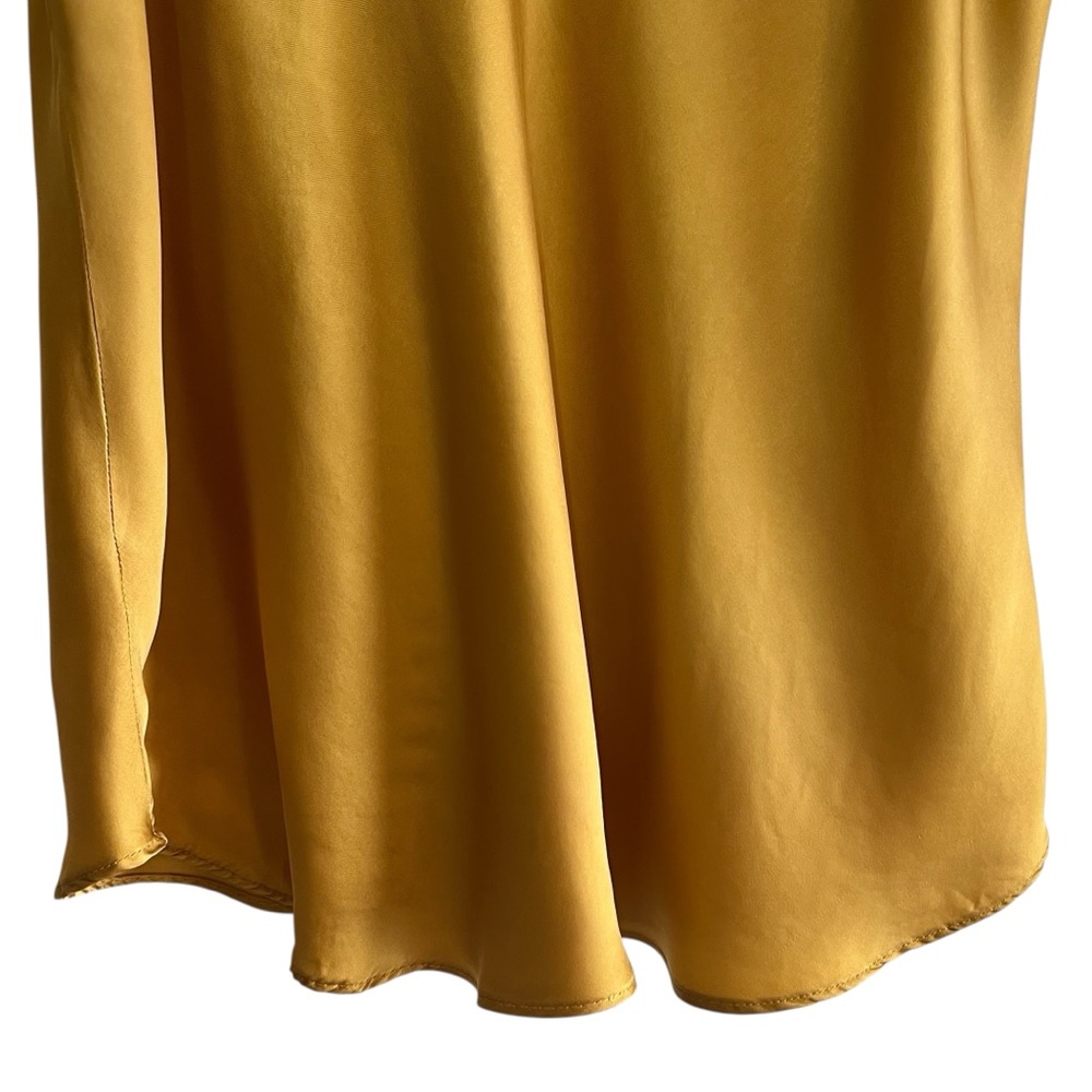 Wilfred Gold Satin Ruffle-Trim Cami - Picture 8 of 10